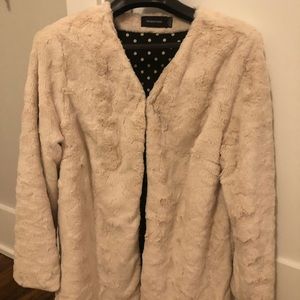 MinkPink Faux Fur Coat